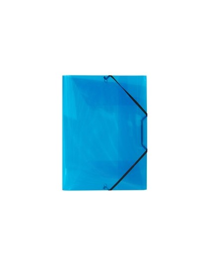 Cartella 3L C/elastico blu LUMINA 22X30 D0-3 Favorit