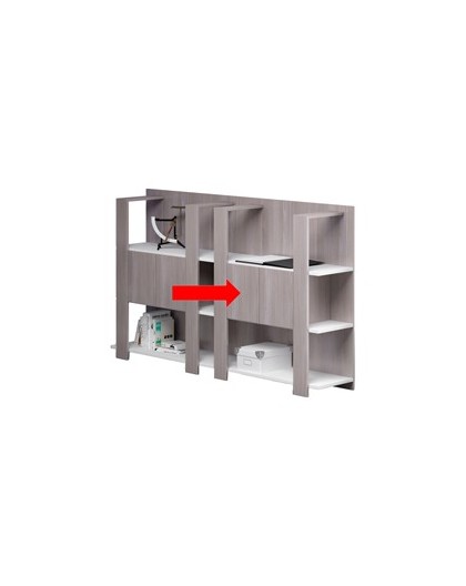 Coppia antine + paretine per libreria Concept FRASSINO TOSCANO