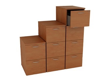 Classificatore 2 CASSETTI per cartelle sosp. H73,2cm Noce Chiaro - Filing