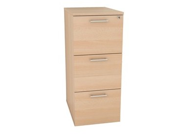 Classificatore 3 CASSETTI per cartelle sosp. H107,2cm Faggio - Filing