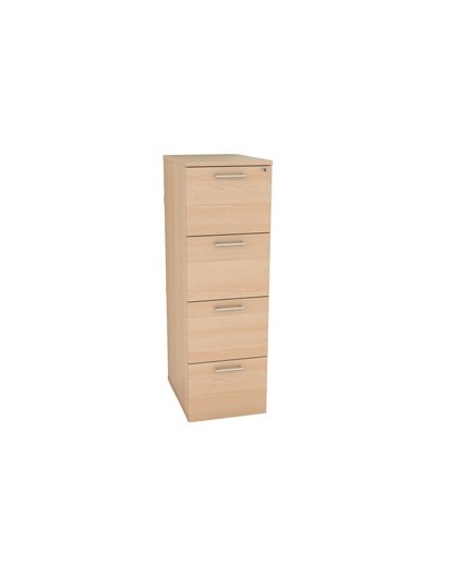 Classificatore 4 CASSETTI per cartelle sosp. H141,2cm Faggio - Filing