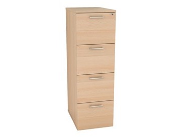 Classificatore 4 CASSETTI per cartelle sosp. H141,2cm Faggio - Filing