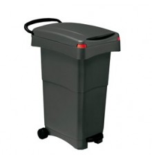 Bidone mobile 80Lt a pedale grigio per raccolta differenziata