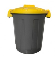 Contenitore portarifiuti Dusty 25Lt c/coperchio giallo