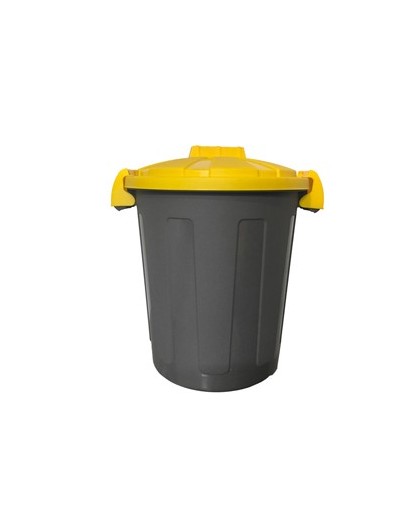 Contenitore portarifiuti Dusty 25Lt c/coperchio giallo