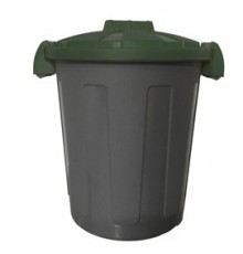 Contenitore portarifiuti Dusty 25Lt c/coperchio verde