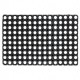 Zerbino Gummy 50x100cm Nero Velcoc