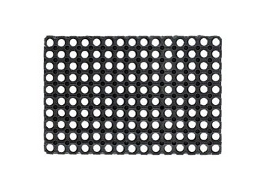 Zerbino Gummy 50x100cm Nero Velcoc