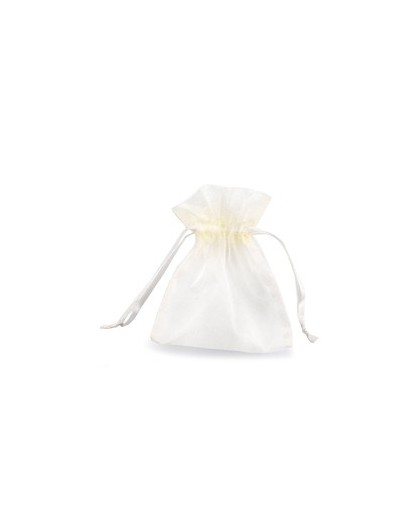 20 Sacchetti organza Milly 8,5x10cm avorio