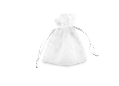 20 Sacchetti organza Milly 12,5x17cm bianco
