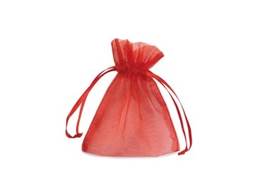 20 Sacchetti organza Milly 12,5x17cm rosso