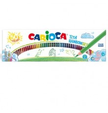 Scatola 50 pastelli Tita Rainbow colori assortiti Carioca
