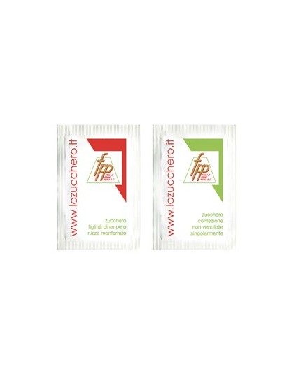 1Kg di zucchero semolato in bustine monoporzione da 5gr cad - 200 bustine FPP