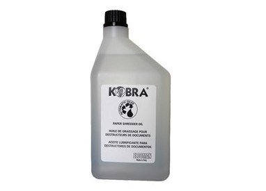 Olio per distruggidocumenti - flacone 1lt - Kobra