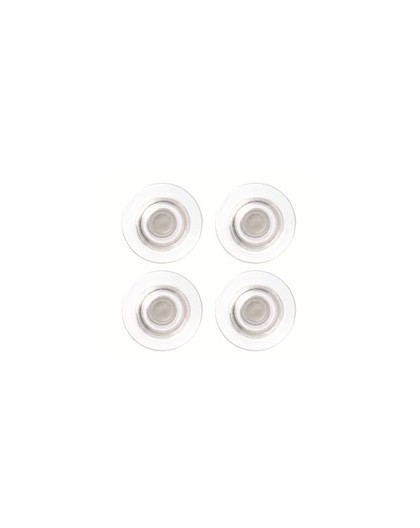 Blister 4 Magneti extra-forti trasparenti Ø32mm Nobo
