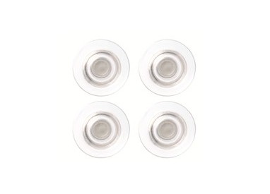 Blister 4 Magneti extra-forti trasparenti Ø32mm Nobo