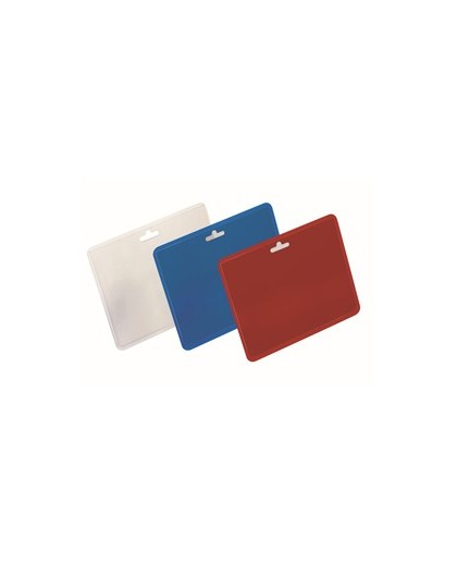 100 Portanome 60x90mm orizzontale Rosso Durable