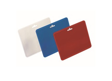 100 Portanome 60x90mm orizzontale Rosso Durable