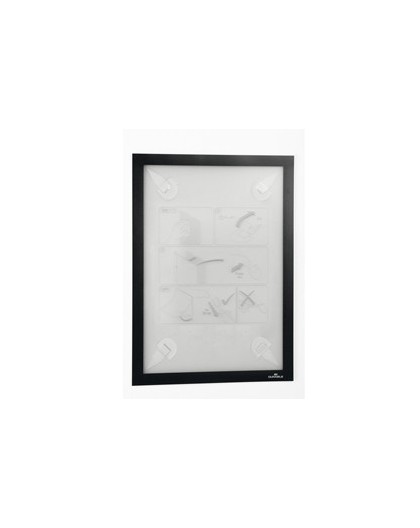 Cornice adesiva Duraframe® Wallpaper A4 21x29,7cm nero DURABLE