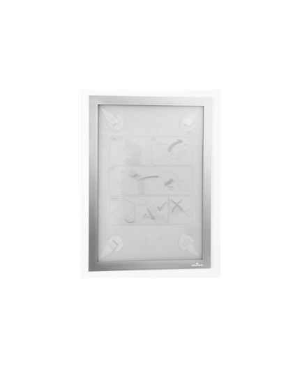 Cornice adesiva Duraframe® Wallpaper A4 21x29,7cm argento DURABLE