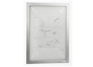 Cornice adesiva Duraframe® Wallpaper A4 21x29,7cm argento DURABLE