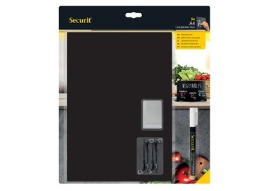 Set 5 TAG nere 21x29,7cm (A4) Securit