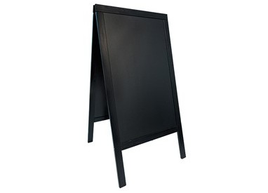 Lavagna Nera a cavalletto 54,5x85cm SANDWICH Securit