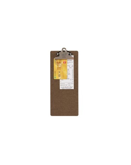 Porta Conto Clip in legno 27,7x11,4cm Securit