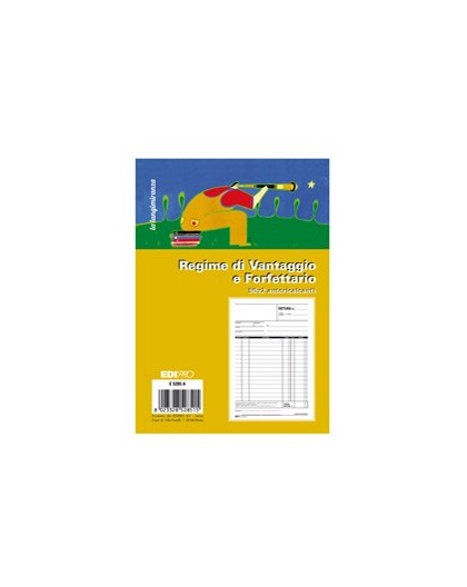 Blocco fattura contribuenti min/forfett. 50x2 fogli autoric. 22X14.8 E5285A