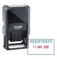 Timbro Printy 4750/1 4.0 41x24mm DATARIO+REGISTRATO autoinch. TRODAT