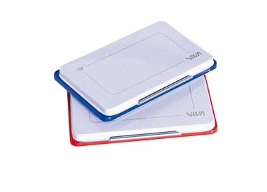 Cuscinetto per timbro in gomma Blu Viva