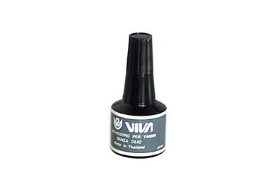 Inchiostro per cuscinetti a base alcool 30gr nero Viva