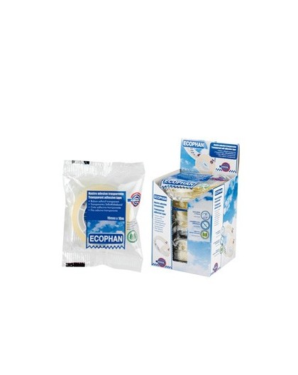 Nastro adesivo Ecophan 19mmx10mt in caramella Eurocel