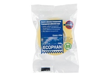 Nastro adesivo Ecophan 15mmx33mt in caramella Eurocel