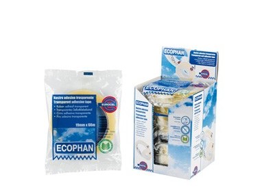 Nastro adesivo Ecophan 15mmx66mt in caramella Eurocel