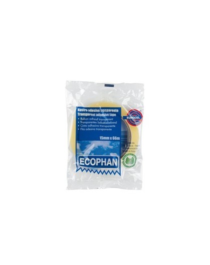 Nastro adesivo Ecophan 19mmx66mt in caramella Eurocel