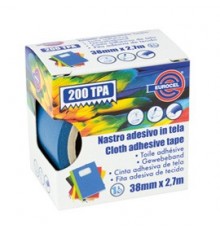 Nastro adesivo telato TPA blu 200 38mmx2,7mt Eurocel