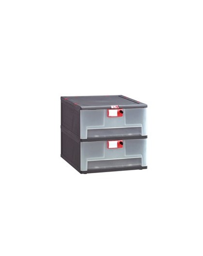 Cassettiera in PP 2 cassetti Mopla 102