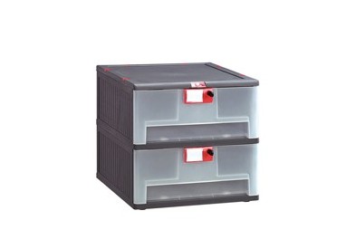 Cassettiera in PP 2 cassetti Mopla 102