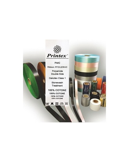 Nastro in tessuto Trasf. Termico f.to H30mm x 50mt - Printex