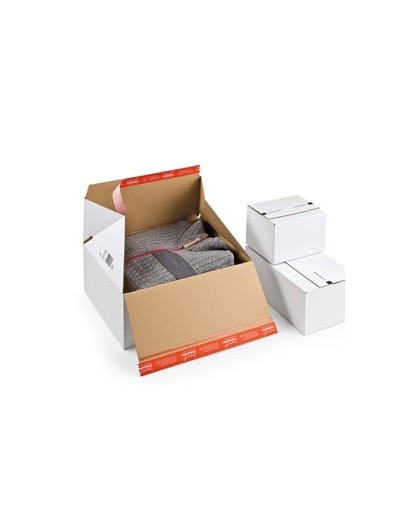 Scatola per spedizione E-Commerce 38,9x32,4x16cm Bianco