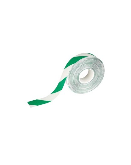 Nastro adesivo da pavimento DURALINE STRONG 50/12 50mmx30m verde/bianco Durable