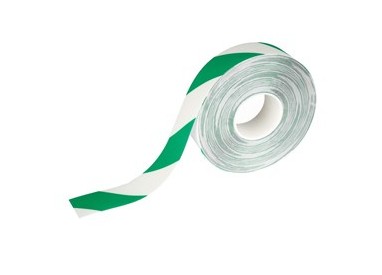 Nastro adesivo da pavimento DURALINE STRONG 50/12 50mmx30m verde/bianco Durable