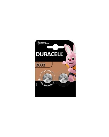 BLISTER 2 PILE LITIO DURACELL 3V (DL2032)
