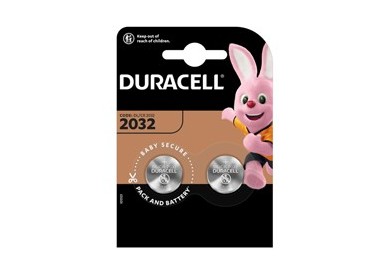 BLISTER 2 PILE LITIO DURACELL 3V (DL2032)