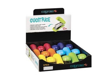 Display 18 cucitrici in ABS colori assortiti RiPlast