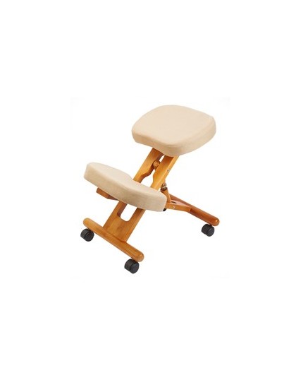 Sgabello ergonomico bianco Minneapolis F2902