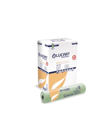 Lenzuolino medico in rotolo 59cm x 80mt Verde Easy 80 Green Lucart