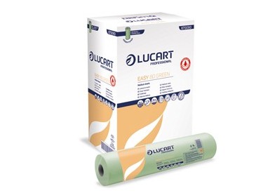 Lenzuolino medico in rotolo 59cm x 80mt Verde Easy 80 Green Lucart