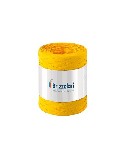 Rafia sintetica 6802 5mmx200mt colore giallo 02 Brizzolari